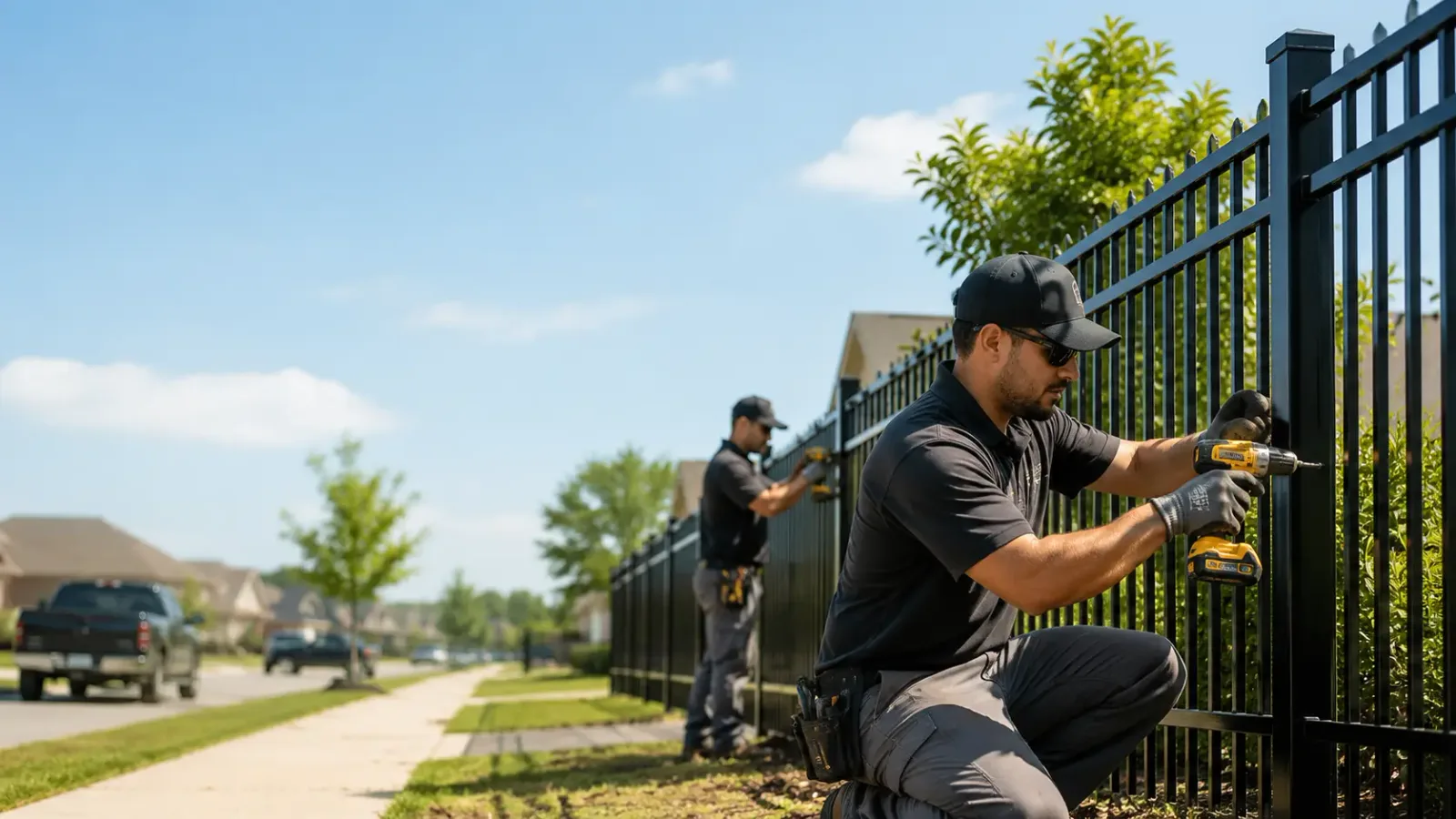 Metal Fence Installation in Brockton, MA